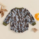 Camouflage Deer Sweatshirt Romper