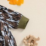 Camouflage Deer Sweatshirt Romper