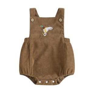 Mallard Duck Corduroy Overalls