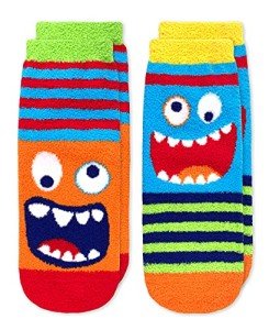 Monster Fuzzy Non-Skid Slipper Socks