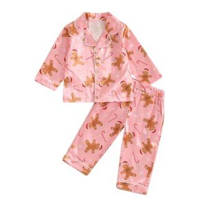 Gingerbread Christmas Pajama Set