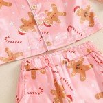 Gingerbread Christmas Pajama Set