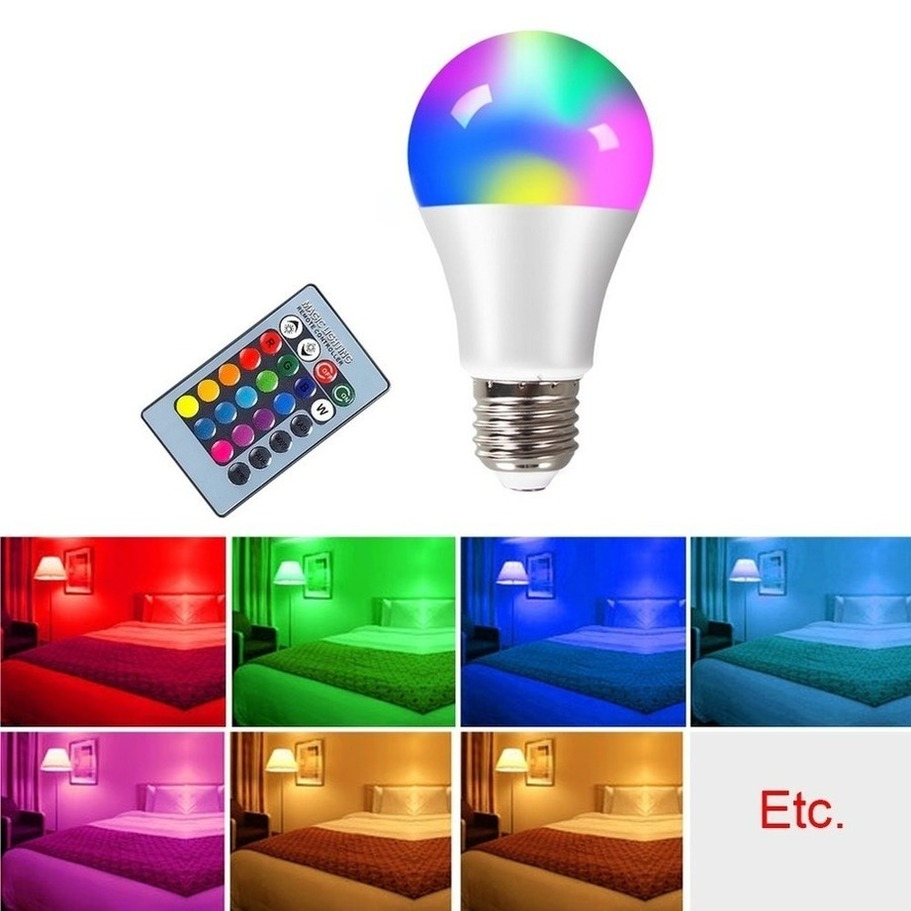 Smart RGBW LED Lamp with Remote Control