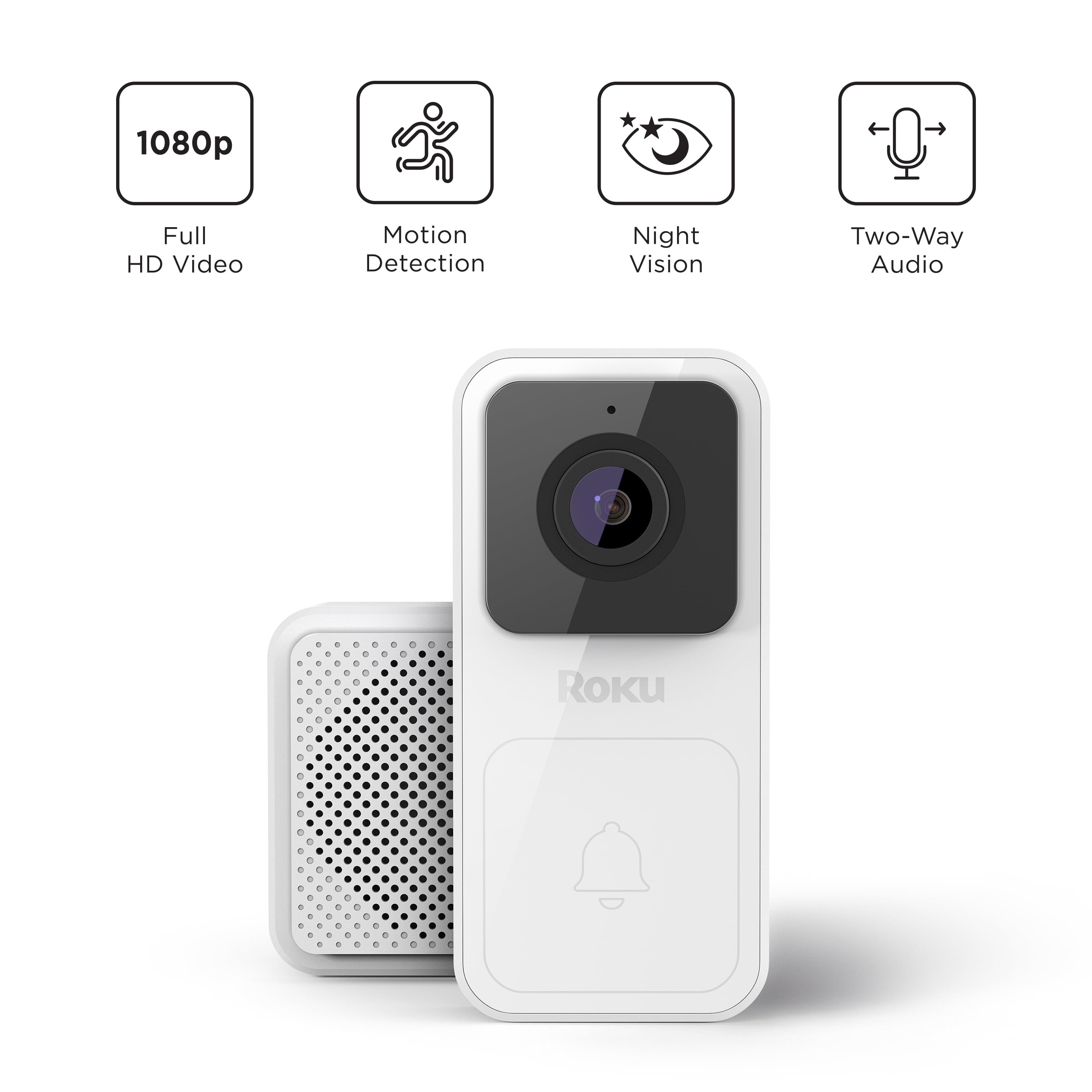 Roku Smart Video Doorbell with Motion Detection