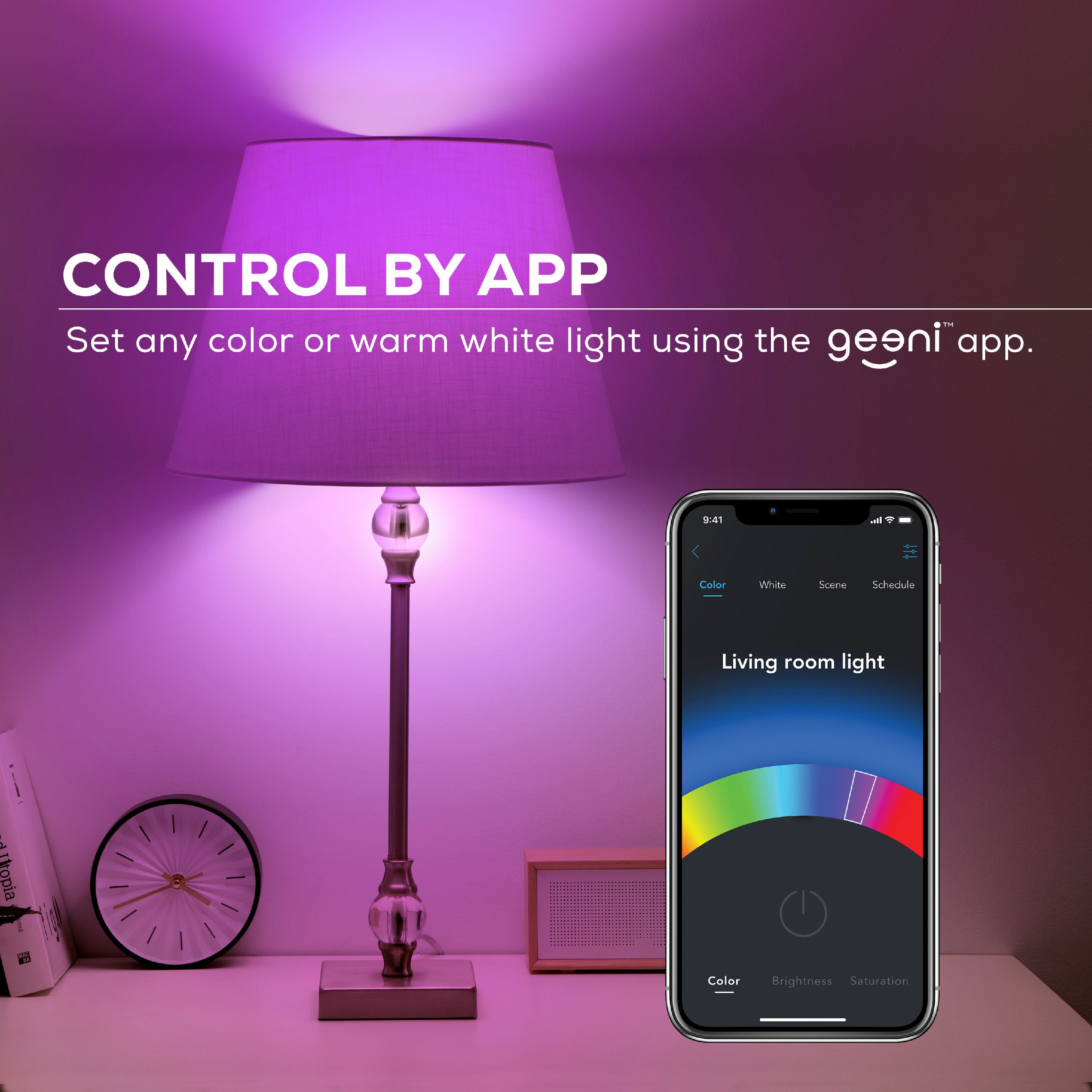 Smart Color Light Bulb with Wi-Fi