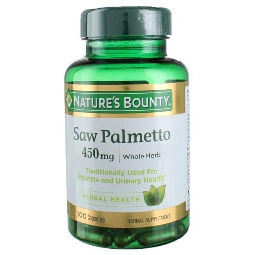 Nature's Bounty Saw Palmetto 450 mg 100 Capsules
