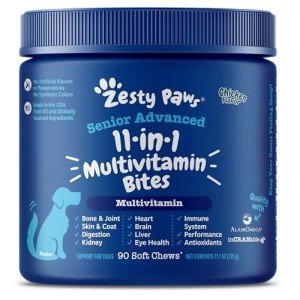 Zesty Paws Senior Dog Multivitamin Treats - 90ct