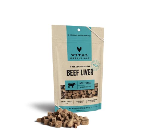 Beef Liver Freeze-Dried Raw Dog Treats 2.1 oz