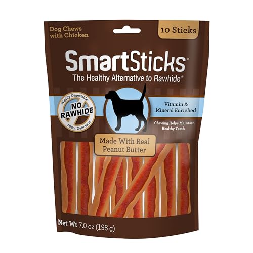SmartBones SmartSticks: Rawhide-Free Chews with Real Meat