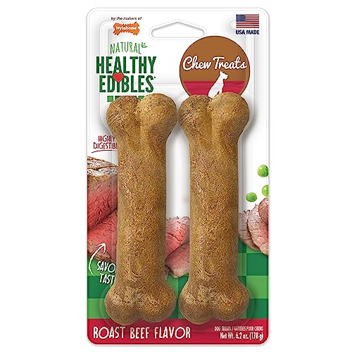 Nylabone Healthy Edibles Roast Beef Dog Chews