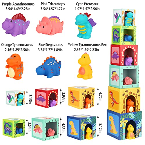 Dinosaur Sorting & Stacking Toys for Babies