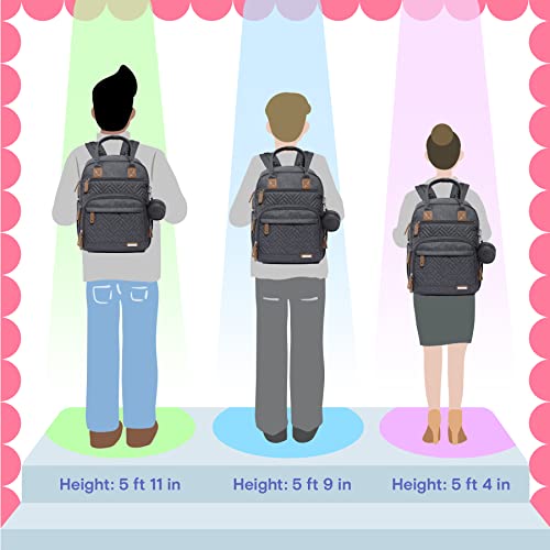 Unisex Waterproof Baby Diaper Backpack with Accessories