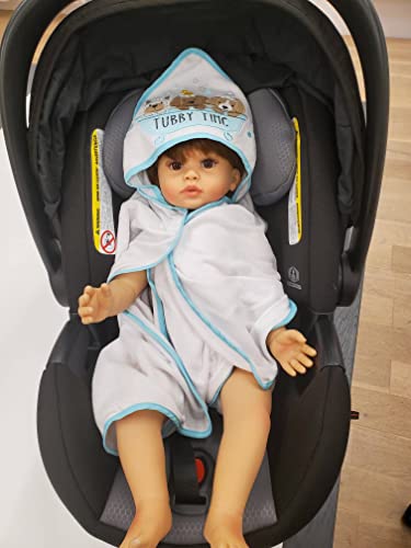 Hooded Towel & Washcloth Set for Infants (Pristine Pups)