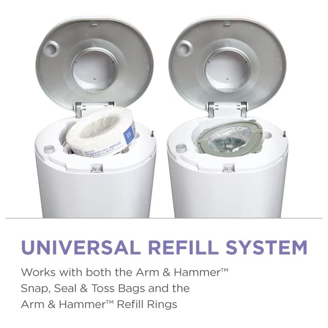 Munchkin UV Diaper Pail with Germ-Killing LED Lights
