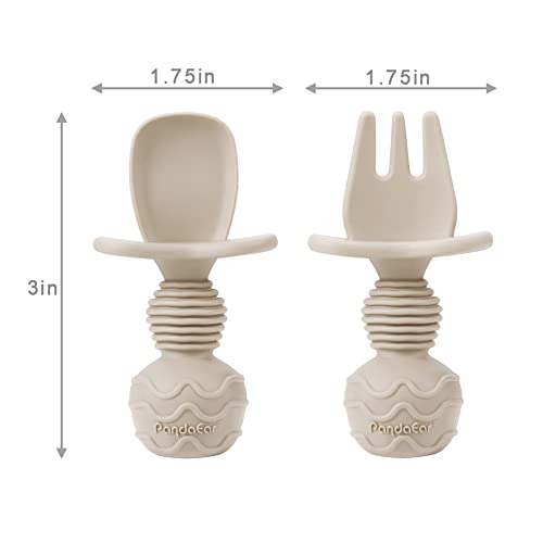 Pandaear 6-Piece Silicone Baby Feeding Set
