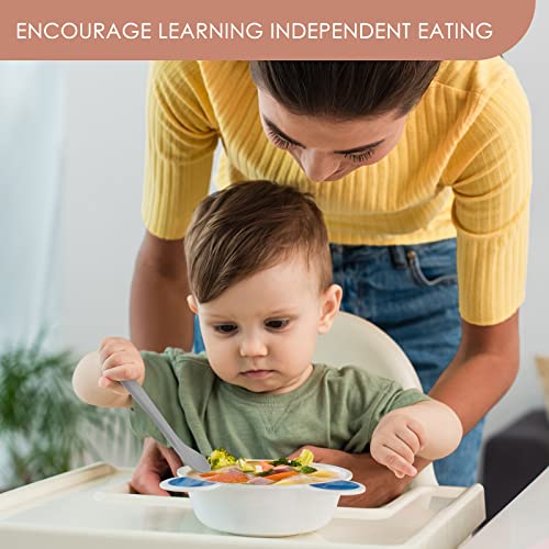 Infant Soft-Tip Silicone Feeding Spoons Set