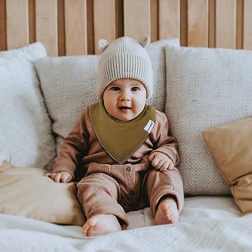 Organic Cotton Baby Drool Bibs – 12 Pack