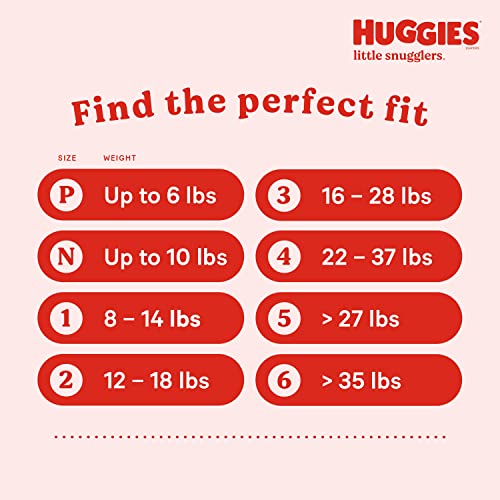 Huggies Snugglers Diapers, Size 1, Customizable Count