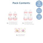 Newborn Essentials "Feed & Soothe" Set (6-Piece), Girl, Pink