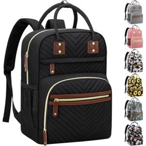 Waterproof Diaper Backpack Tote with Insulated Pockets