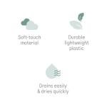 Lightweight Infant Bath Tub Seat with Back Support