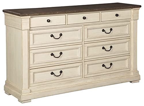 Bolanburg Farmhouse 9 Drawer Dresser in Antique Gray