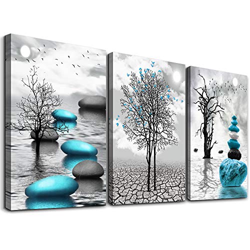 Modern 3-Piece Black and White Canvas Wall Art
