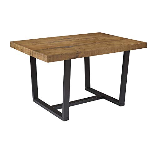 Walker Edison 52" Rustic Oak Dining Table