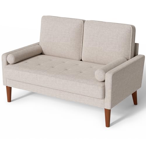 Vesgantti 48" Mid-Century Loveseat Sofa - Ashbeige