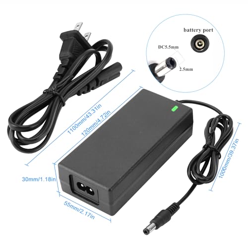 29.4V 2A Charger for Electric Skateboards & Bikes