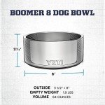 YETI Boomer 8 Non-Slip Stainless Steel Dog Bowl
