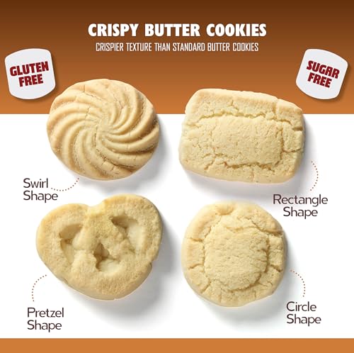 Gluten-Free Sugar-Free Danish Butter Cookies 36 Count