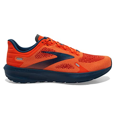 Brooks Men's Neutral Running Shoe - Flame/Titan/Crystal Teal