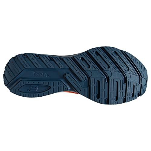 Brooks Men's Neutral Running Shoe - Flame/Titan/Crystal Teal