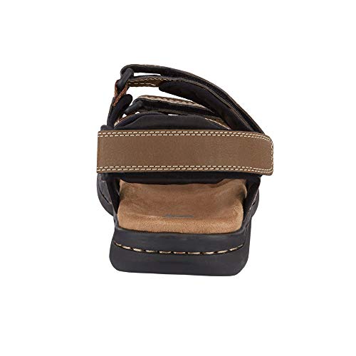 Dockers Men's Newpage Sandal, Dark Tan, 10 EE US