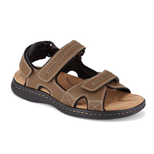 Dockers Men's Newpage Sandal, Dark Tan, 10 EE US