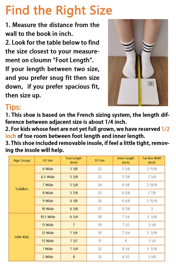 WHITIN Kids Extra Wide Barefoot Shoes Minimalist Zero Drop Sneakers for Boys Girls Size 1 Fashion Tennis Walking Running Hiking Children Black Gum 32