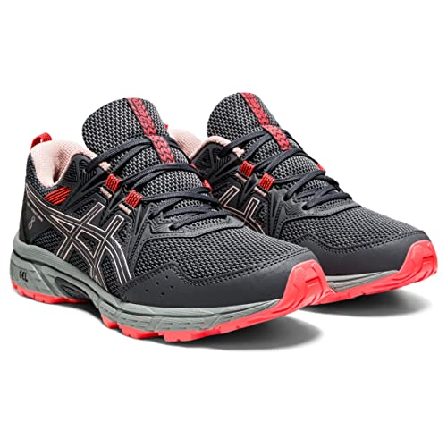 ASICS Women's Gel-Venture 8 Running Shoe in Grey/Peach