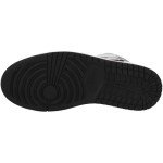 Jordan Men's 1 Mid White/Black Sports Shoes