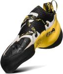 La Sportiva Men's White/Yellow Climbing Shoes, size 8.5-9
