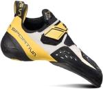 La Sportiva Men's White/Yellow Climbing Shoes, size 8.5-9