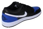 Air Jordan 1 Low Men's Shoes, Black/Game Royal, Size 9.5