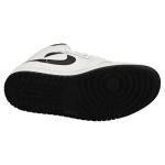 Jordan Men's 1 Mid White/Black Sports Shoes