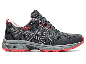 ASICS Women's Gel-Venture 8 Running Shoe in Grey/Peach
