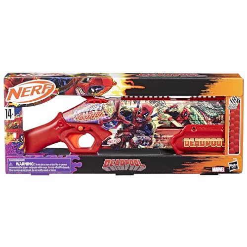 Deadpool Nerf Blaster with 16 Accu-Rounds