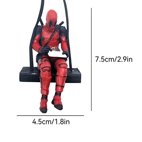 Deadpool Rear View Mirror Hanging Car Decor