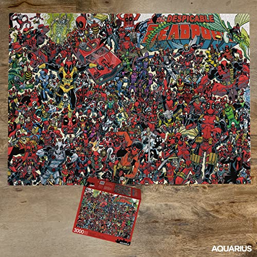 Deadpool 3000 Piece Jigsaw Puzzle - Aquarius Marvel