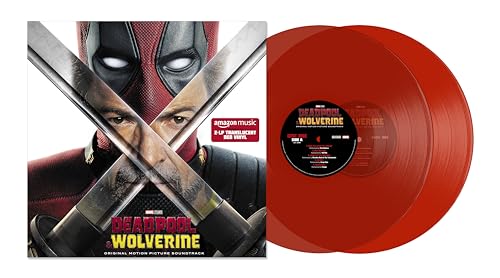 Deadpool & Wolverine Translucent Ruby Soundtrack LP