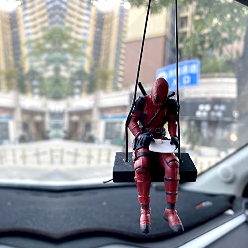 Deadpool Rear View Mirror Hanging Car Decor