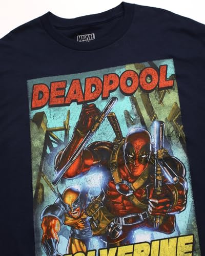 Deadpool and Wolverine Graphic Tee for Men